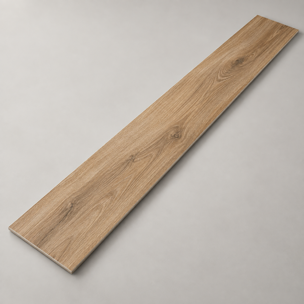 Natural oak finish plank tile
